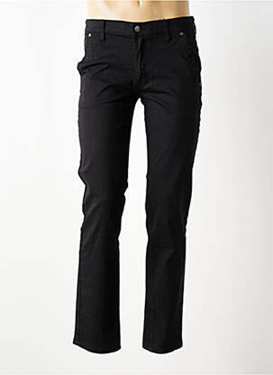 Pantalon chino închidere cu fermoar sub clapetă cu nasturi mărime normală negru MACKTEN femeie