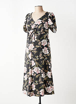 Rochie de maternitate elasticitate gri QUERENCIA femeie