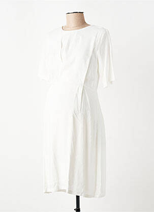 Rochie de maternitate căptușeală alb MADELEINE & MARIE femeie