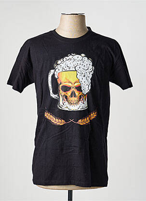 Tricou croială dreaptă mâneci scurte negru SOL'S bărbat