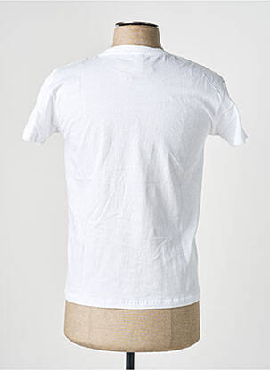 Tricou croială dreaptă mâneci scurte alb LE VESTIAIRE bărbat