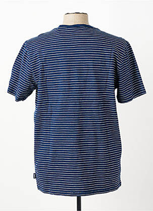 Tricou croială cambrată mâneci scurte albastru PIONEER bărbat