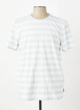 Tricou croială cambrată mâneci scurte albastru PIONEER bărbat