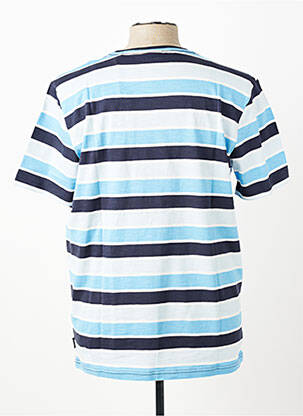 Tricou croială cambrată mâneci scurte albastru PIONEER bărbat