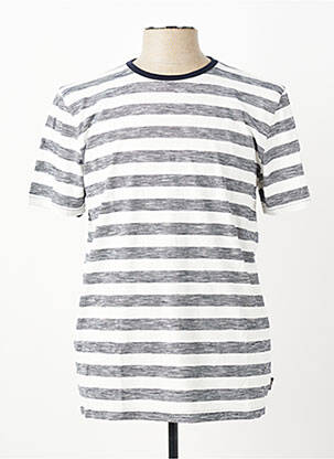 Tricou croială cambrată mâneci scurte negru PIONEER bărbat