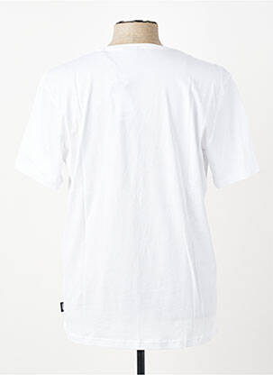 Tricou croială cambrată mâneci scurte alb PIONEER bărbat