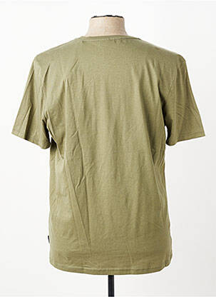Tricou croială cambrată mâneci scurte verde PIONEER bărbat