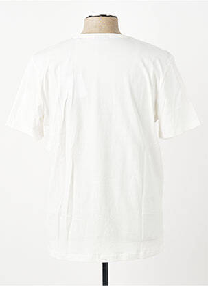Tricou croială cambrată mâneci scurte alb PIONEER bărbat