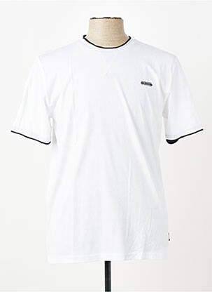 Tricou croială cambrată mâneci lungi alb PIONEER bărbat