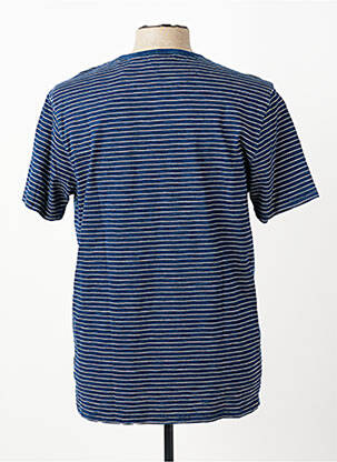 Tricou croială cambrată mâneci scurte albastru PIONEER bărbat