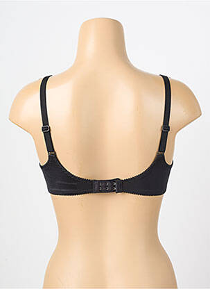 Sutien efect material satinat sutien cupe întregi cu decolteu înalt negru TRIUMPH femeie