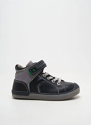 Adidași vârf rotund vârf rotund negru KICKERS băiat