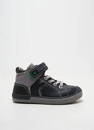Adidași vârf rotund vârf rotund negru KICKERS băiat