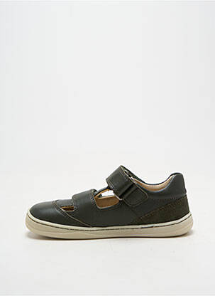 Sandale/pantofi decupați vârf rotund vârf rotund verde KICKERS băiat