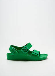 Sandale/pantofi decupați tip de talpă anatomică vârf deschis verde BIRKENSTOCK băiat