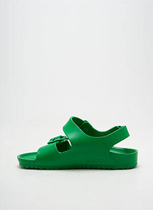 Sandale/pantofi decupați tip de talpă anatomică vârf deschis verde BIRKENSTOCK băiat