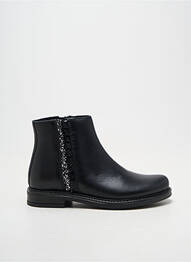 Botine/ghete branț detașabil chiquet negru BELLAMY fată