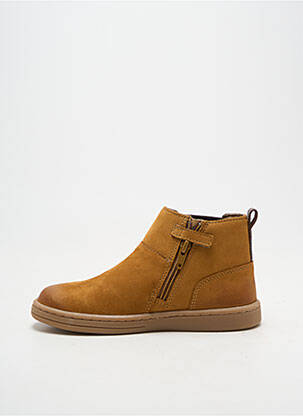 Botine/ghete închidere cu fermoar vârf rotund maro KICKERS băiat