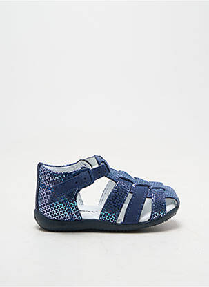Sandale/pantofi decupați vârf rotund vârf rotund albastru KICKERS fată