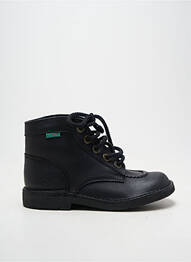 Botine/ghete închidere cu șireturi chiquet negru KICKERS băiat