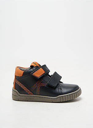 Adidași branț detașabil vârf rotund negru KICKERS băiat
