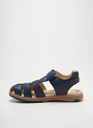 Sandale/pantofi decupați vârf rotund vârf rotund albastru KICKERS băiat