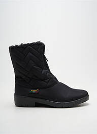Botine/ghete umplută toc plat până la 3 cm negru SAMITEX femeie