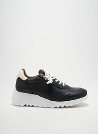 Adidași material neted toc de 4 la 6 cm negru WONDERS femeie