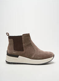 Botine/ghete vârf rotund toc de 4 la 6 cm gri TBS femeie