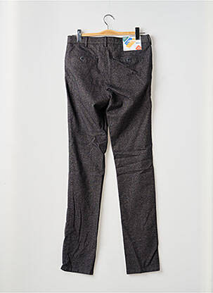Pantalon chino țesătură melanj mărime normală gri MEYER bărbat