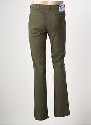 Pantalon chino elasticitate mărime normală verde MEYER bărbat