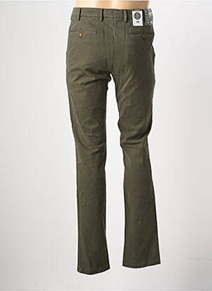 Pantalon chino elasticitate mărime normală verde MEYER bărbat