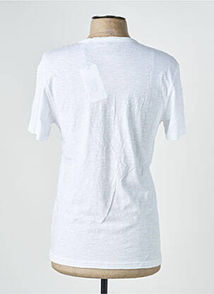 Tricou bio mâneci scurte alb RAOUL ET MARCELLE bărbat