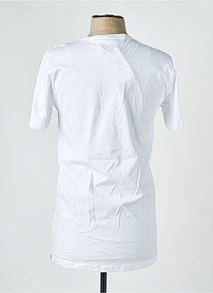 Tricou croială cambrată mâneci scurte alb GARCIA bărbat