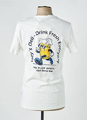 Tricou croială cambrată mâneci scurte bej BLEND bărbat