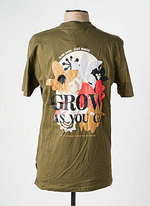 Tricou croială cambrată mâneci scurte verde BLEND bărbat