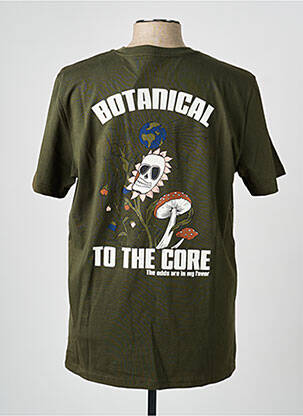Tricou croială cambrată mâneci scurte verde BLEND bărbat