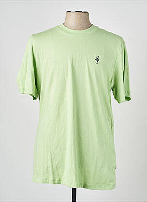 Tricou elasticitate mâneci scurte verde BLEND bărbat