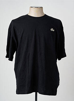 Tricou elasticitate mâneci scurte negru BLEND bărbat