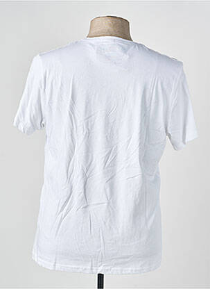 Tricou elasticitate mâneci scurte alb THE SURFCAR bărbat
