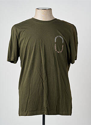 Tricou elasticitate mâneci scurte verde BLEND bărbat