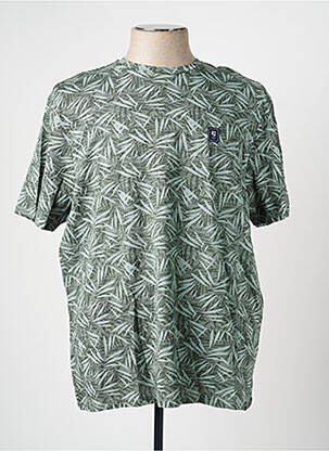 Tricou elasticitate mâneci scurte verde GARCIA bărbat