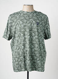 Tricou elasticitate mâneci scurte verde GARCIA bărbat
