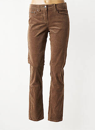 Pantalon drept elasticitate mărime normală maro BRANDTEX femeie