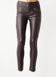 Pantalon slim elasticitate mărime normală maro B.YOUNG femeie