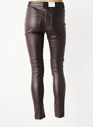 Pantalon slim elasticitate mărime normală maro B.YOUNG femeie