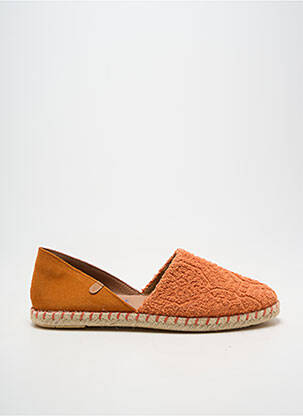 Espadrile vârf rotund toc plat până la 3 cm portocalie VERBENAS femeie