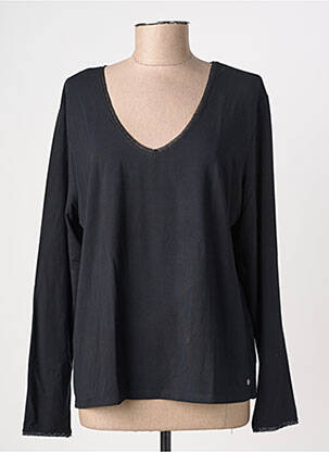 Tricou mâneci lungi mâneci lungi negru JULIE GUERLANDE femeie