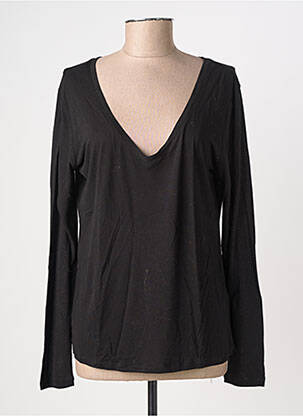 Tricou mâneci lungi mâneci lungi negru LOLA ESPELETA femeie