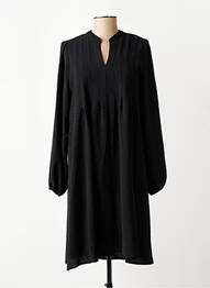 Rochie midi mâneci lungi mâneci lungi negru JULIE GUERLANDE femeie